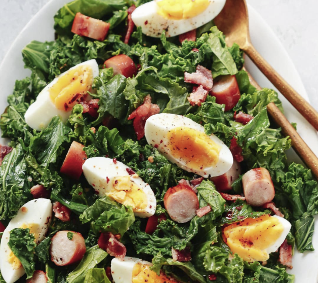 Who says you can't have salad for breakfast?